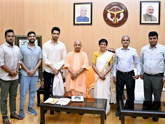 Major Team Meet UP CM Yogi Adityanath